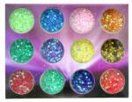 Global Fashion Set 12 decoratiuni paiete pentru unghii, stele, diverse culori