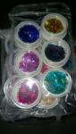 Global Fashion Set 6 paiete decorative pentru unghii, cifre, multicolore