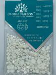 Global Fashion Decor unghii strasuri perle tip Swarovski, Global Fashion, albe-cameleon