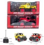Magic Toys RC Jeep Wrangler távirányítós terepjáró két színváltozatban 1:18 (MKL193829)