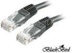 BlackBird Kábel Patch UTP CAT. 5E 3m Fekete (BH1224) (BH1224)