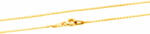 Beneto Aranyozott ezüst lánc Anker AGS1286-GOLD 45 cm