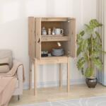 vidaXL Dulap înalt, 60x40x120 cm, lemn masiv de pin (821744) Comoda