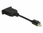 Delock Mini DisplayPort 1.1 DVI adapter retesszel záró funkcióval passzív (65979)