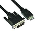  Monitor konverter kábel DVI-M (Papa) - HDMI-M (Papa) 3 m