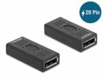 Delock DisplayPort 1.2 adapter anya anya nemváltoztató 20 tűs (66643)