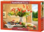 Castorland Puzzle Castorland din 3000 de piese - Flori pe masă (C-300594-2) Puzzle
