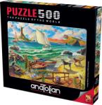 Anatolian Puzzle Anatolian din 500 de piese - Seaside View (3628) Puzzle