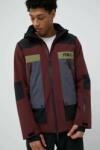 4F geaca de snowboard culoarea bordo 9BYY-KUM0W4_93X