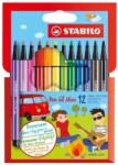 STABILO Set carioci Stabilo Pen 68 Mini, 12 culori (SW66812)