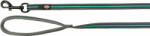 TRIXIE Fusion Tracking Leash - lesă de urmărire cauciucată cu mâner căptușit (M-XL | 3 m lungime | 17 mm lățime | Portocaliu / Gri) (207550)