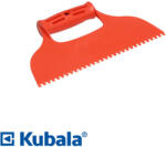 Kubala 0702 műanyag spatula, 4x6 mm fogazás - 235 mm (0702)