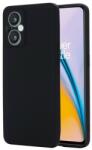 OPPO Reno7 Z 5G / Reno7 Lite 5G / Reno8 Lite 5G szilikon tok, hátlaptok, telefon tok, matt, fekete