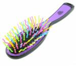 Global Fashion Perie pentru descurcarea părului, cu peri ondulați, 7081 - negru/multicolor