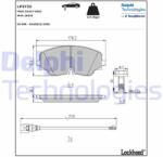 DELPHI set placute frana, frana disc DELPHI LP3733 (LP3733)