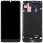 Samsung A305 Galaxy A30 gyári LCD+érintőpanel fekete kerettel