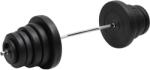 vidaXL Set halteră ondulată cu greutăți, 90 kg (3145021)