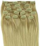 HairExtensionShop Csatos Emberi Póthaj Standard Aranyszőke Színben 50cm (Szín #16) (RC5016)