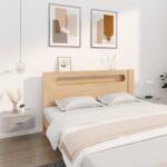 vidaXL Noptiere de perete, 2 buc. , gri sonoma, 50x36x25 cm (816853)