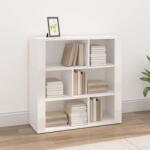vidaXL Servantă, alb extralucios, 80x30x80 cm, lemn prelucrat (819486) Comoda