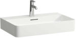 Laufen Val matt fekete mosdó 65x42 cm csaplyuk nélkül, túlfolyóval H8102847161091 (H8102847161091)