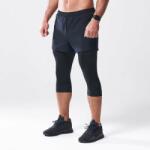 SQUATWOLF Colanți de compresie All-Action Short + Tight Black XL