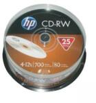HP CD-RW HP (Hewlett Pacard) 80min. / 700mb. 12X - 25 buc. în fus