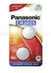 Panasonic CR2025 Gombelem 2 db (CR2025/2B-PAN) (CR2025/2B-PAN)