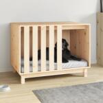 vidaXL Casă pentru câini, 90x60x67 cm, lemn masiv de pin (822486)