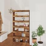 vidaXL Bibliotecă/Separator cameră stejar afumat 100x30x198 cm lemn (813641) Biblioteca