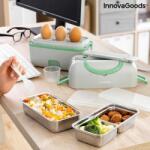 InnovaGoods 3 az 1-ben Elektromos Pároló Ebéddoboz Receptekkel Beneam InnovaGoods (V0103311)
