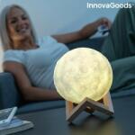 InnovaGoods Újratölthető LED Hold lámpa (V0103129)