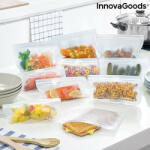 InnovaGoods Újrafelhasználható élelmiszerzsák készlet Freco InnovaGoods 10 Darabos (V0103074)