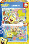 Educa Puzzle pentru copii Educa din 2 х 100 de piese - Sponge Bob (EDU19389) Puzzle