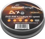 MediaRange DVD-RW 4x, 4.7 GB, 10 bucati (MR450) - pcone