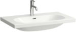 Laufen Lua kerámia mosdó 80x46 cm csaplyuk és túlfolyó nélkül, LCC bevonattal fehér H8100874001421 (H8100874001421)