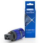 IsoTek 24ct gold IEC (C19) készülék csatlakozó dugó
