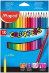 Maped Цветни моливи Мапед maped color'peps 18 цвята