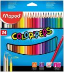 Maped Цветни моливи Мапед maped color'peps 24 цвята