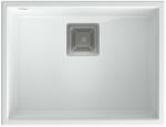 Quadron Chiuveta compozit sub blat Quadron Unique David 50 alb - inox 55x42 cm (HQD5542U1-BS) Chiuveta