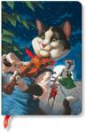 Paperblanks butikkönyv Cat and the Fiddle midi vonalas (9781439732212)