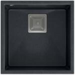 Quadron Chiuveta compozit sub blat Quadron Unique David 40 negru - inox 42x42 cm (HQD4242U8-BS) Chiuveta