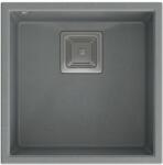 Quadron Chiuveta compozit sub blat Quadron Unique David 40 gri - inox 42x42 cm (HQD4242U5-BS) Chiuveta