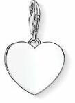 Thomas Sabo Gravírozható szív ezüst charm - 1634-001-21 (1634-001-21)