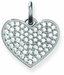 Thomas Sabo Gravírozható ezüst szív medál cirkóniával - LBPE0022-051-14 (LBPE0022-051-14)