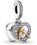 Pandora Moments Kéttónusú évfordulós ezüst függő charm - 799322C01 (799322C01)