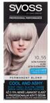 Syoss Permanent Coloration Permanent Blond vopsea de păr 50 ml pentru femei 10-55 Ultra Platinum Blond