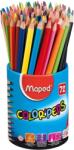Maped Creioane colorate School Peps, 72 buc/set, 12 culori/set, Maped 832000
