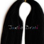 Afro Line Afro műhaj Jumbo Braid 120cm, 80gr - Fekete 1