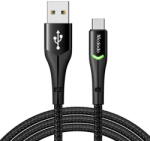 Mcdodo USB to USB-C Mcdodo Magnificence CA-7960 LED cable, 1m (black) (26482) - vexio